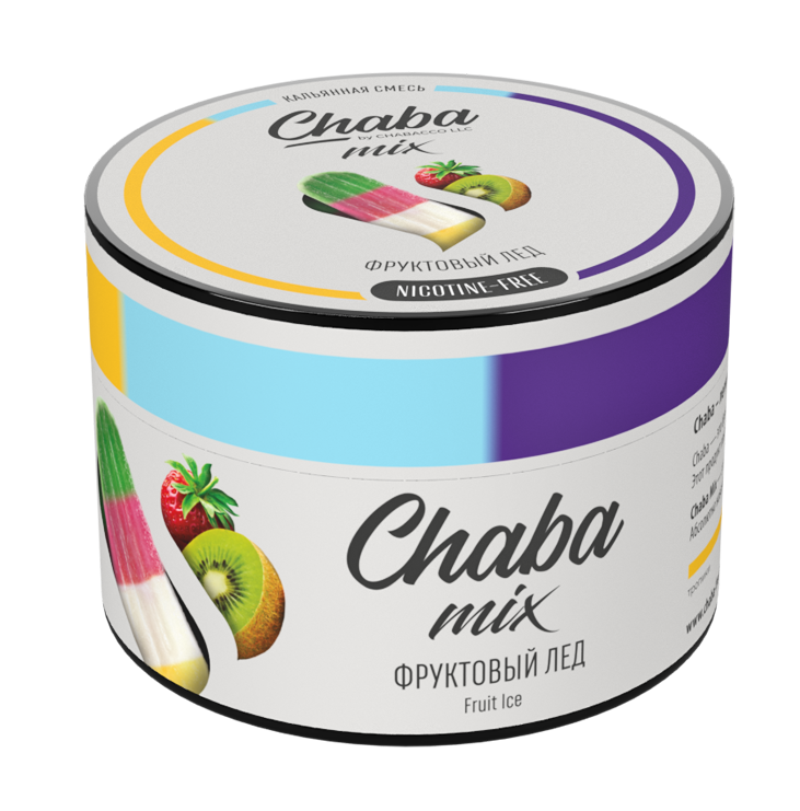 Chaba Mix Fruit ice (Фруктовый лед) Nicotine Free 50 гр