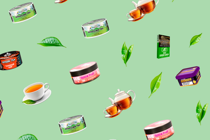 Табаки для кальяна со вкусом чая