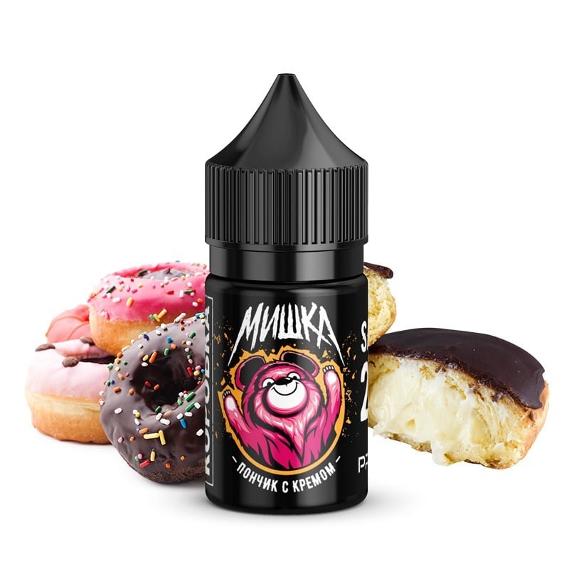 Мишка, Пончик с кремом