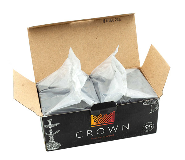 Уголь для кальяна Crown 96