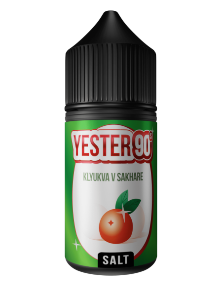 Yester 90s Salt 30мл, Klyukva v sakhare МТ