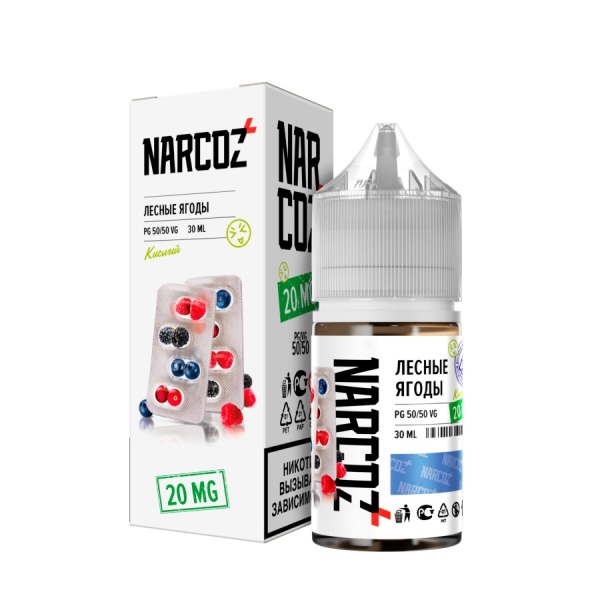 NARKOZ Salt 30мл, Лесные Ягоды Кислые
