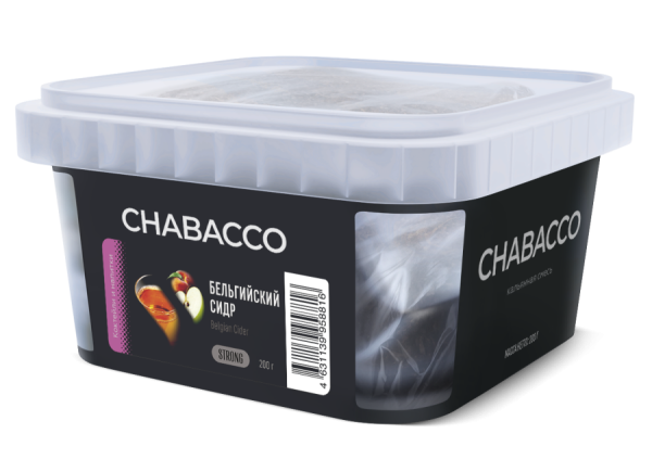 Chabacco Strong Belgian Cider (Бельгийский Сидр), 200 гр