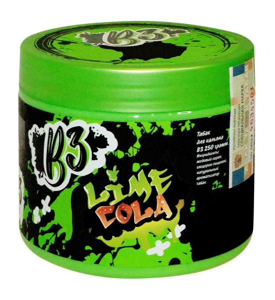 B3 Lime Cola (Кола с Лаймом), 250 гр