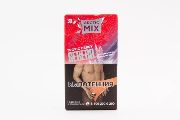 Sebero Arctic Mix Tropic Berry (Клубника, личи, ревень, арктик), 30 гр