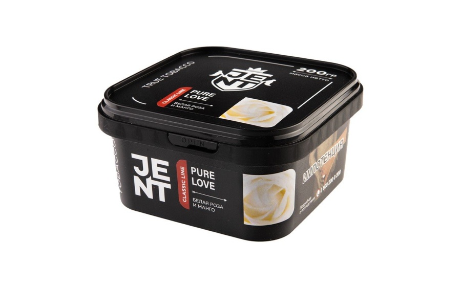 Jent Classic Line с ароматом Белая роза и манго (Pure Love), 200 гр
