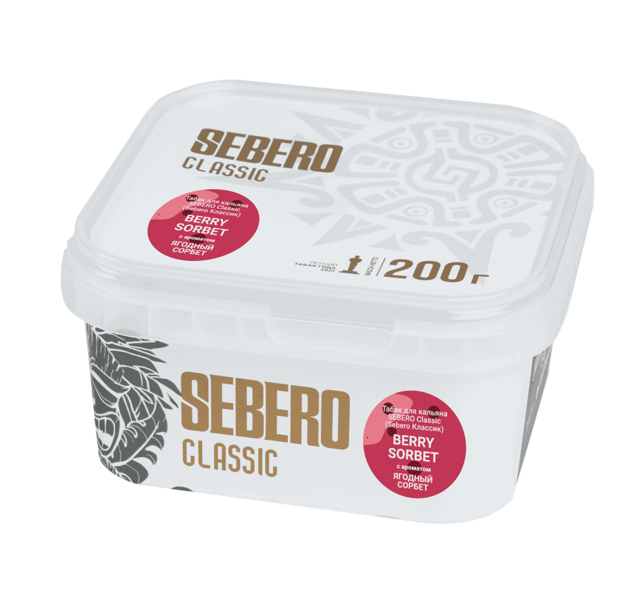 Sebero с ароматом Ягодный сорбет (Berry sorbet), 200 гр