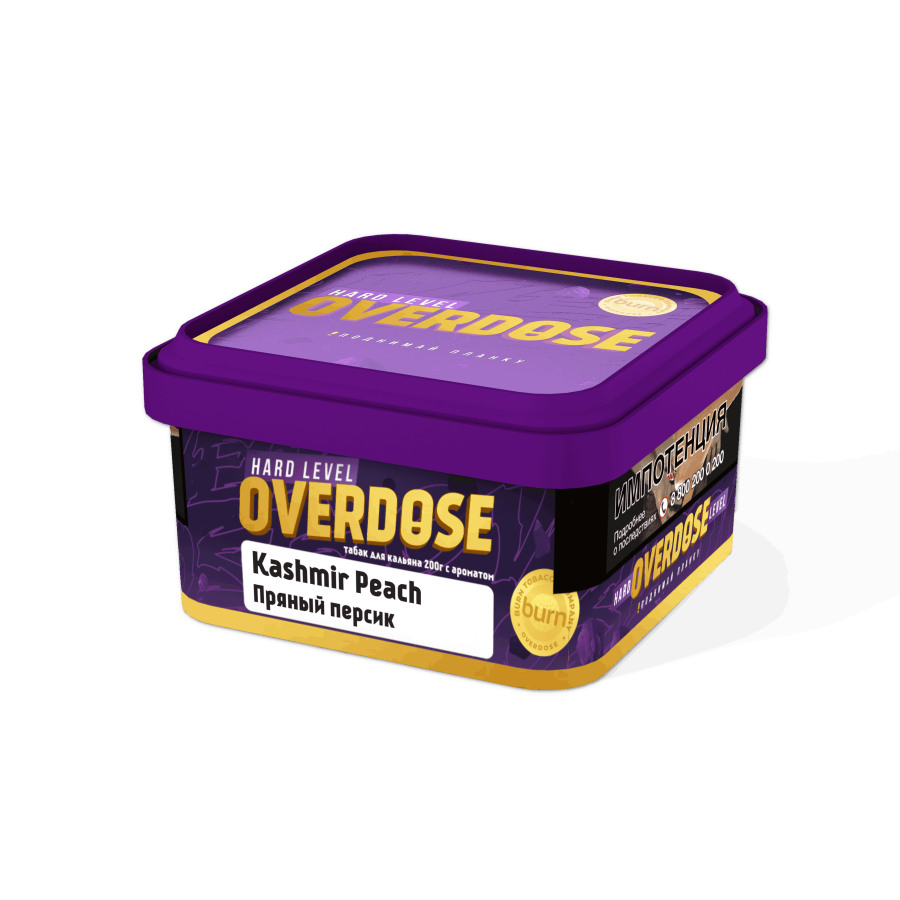 Overdose Kashmir Peach (Пряный персик), 200 гр