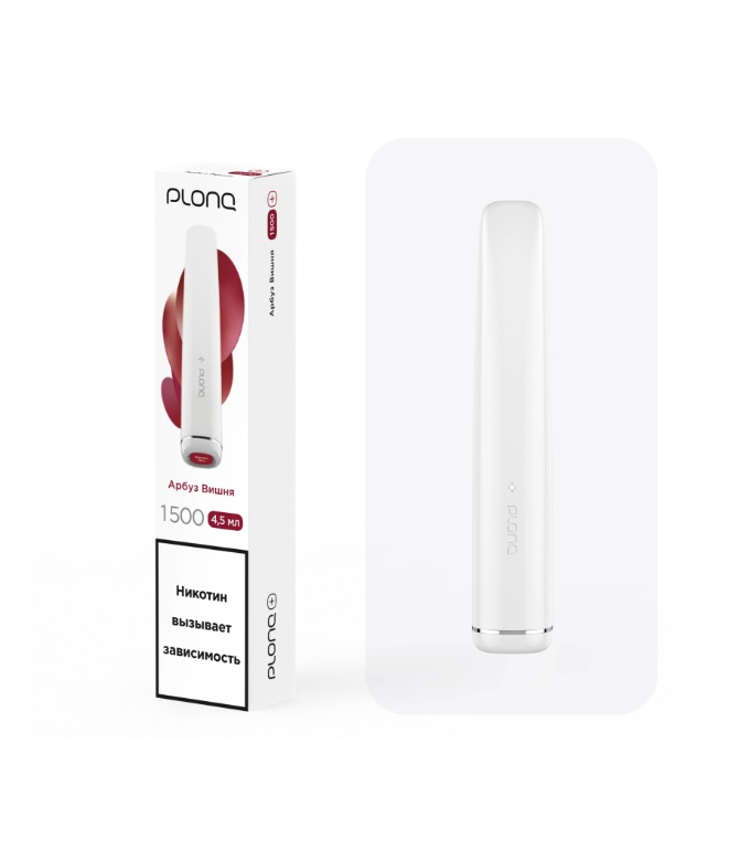 Plonq PLUS (до 1500 затяжек) вкус Арбуз Вишня