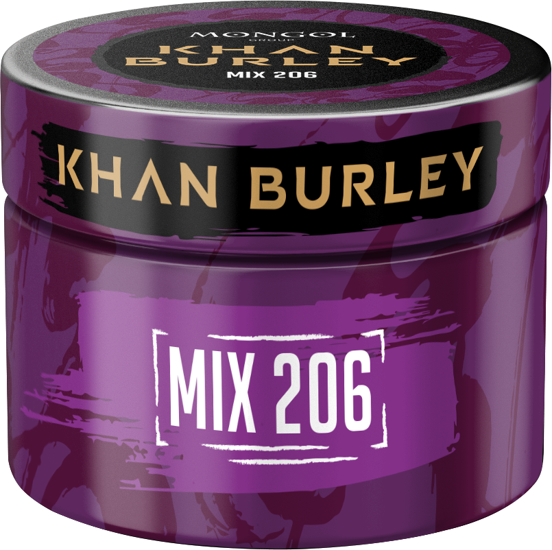 KHAN BURLEY MIX 206 (Личи, малина, черная смородина), 40 гр