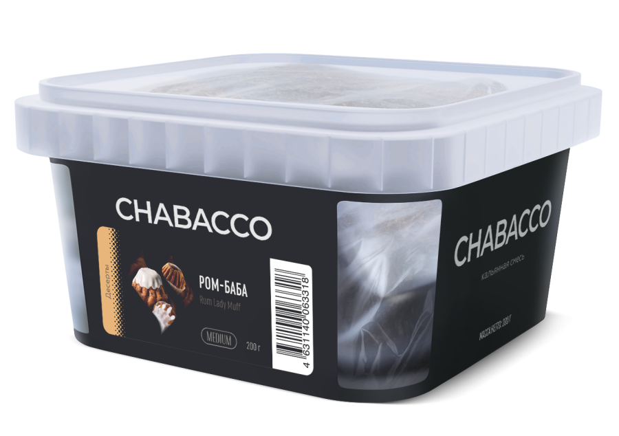 Chabacco Medium Rum Lady Muff (Ромовая баба), 200 гр