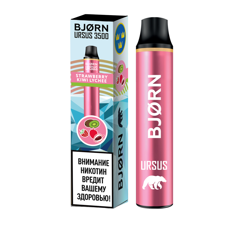 BJORN URSUS 3500 1.8% SE Strawberry Kiwi Lychee