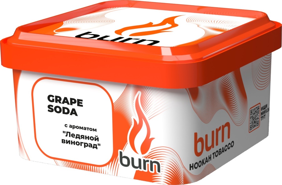 Burn Grape Soda (Ледяной виноград), 200 гр
