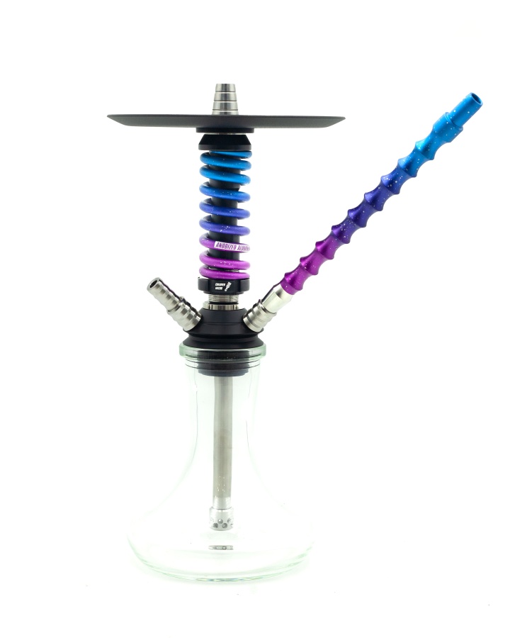 Кальян Coilovers Micro Анодированный Черный/Космос