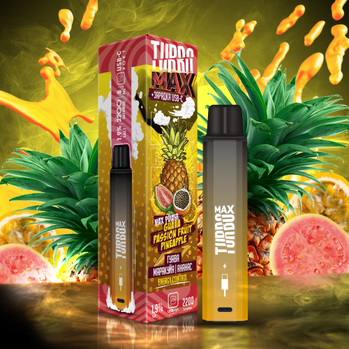 TURBO MAX 2200 - Guava passion fruit pineapple (Гуава, маракуйя, ананас)