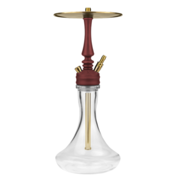 Кальян Hoob Mars Pro Mini Wine red x Gold  | Колба Hoob Prima Pro