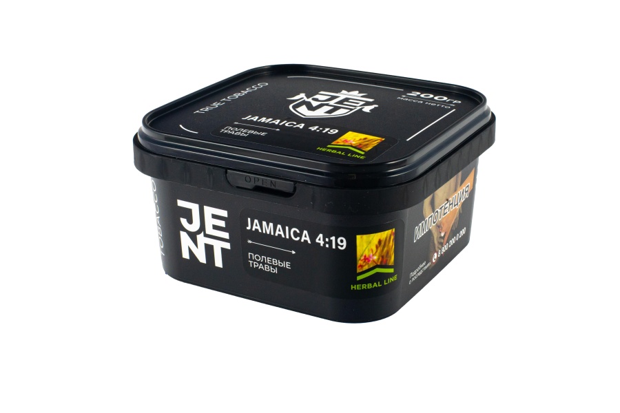 Jent Herbal Line с ароматом Полевые травы (Jamaica 4:19), 200 гр