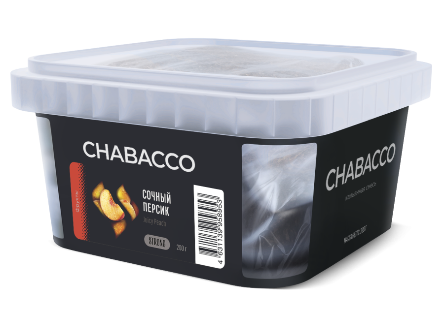 Chabacco Strong Juicy Peach (Сочный Персик), 200 гр