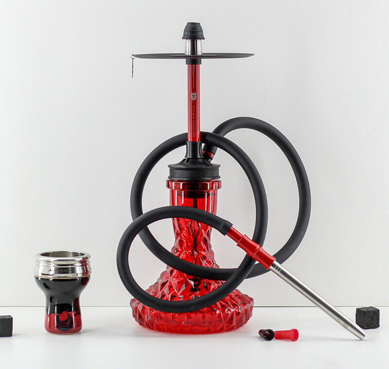 Кальян Misha Rebel - Ferra Red (красный) Кальян Misha Rebel - Ferra Red (красный)