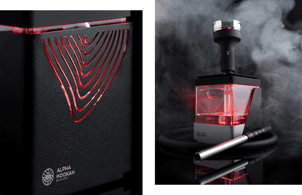 Футуристичный и компактный Alpha Hookah Smart Футуристичный и компактный Alpha Hookah Smart