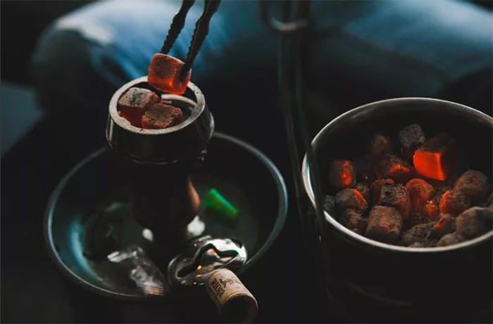 разжечь угли для кальяна в духовке