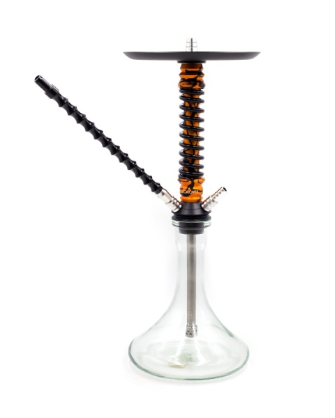 Кальян Coilovers Mini Золотой сплеш - чёрный