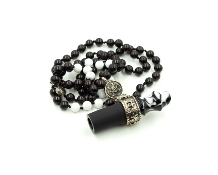 Мундштук Индивидуальный/персональный Japona Samurai Beads White