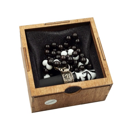 Мундштук Индивидуальный/персональный Japona Samurai Beads White
