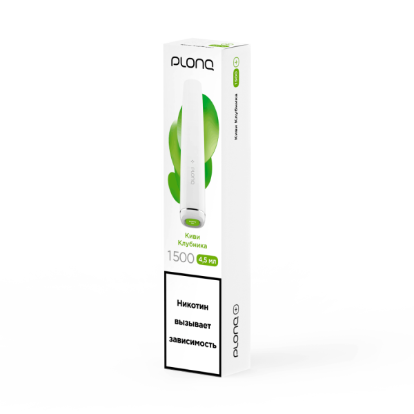 Plonq PLUS (до 1500 затяжек) вкус Киви Клубника
