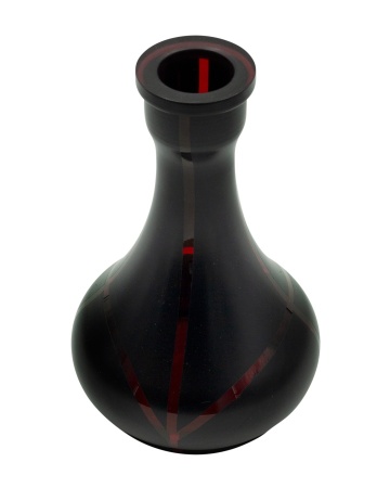 Колба Vessel Glass Капля Полоски красные