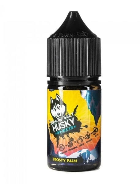 Husky Double ice Salt 30 мл Frosty palm (Апельсин, ананас, яблоко, банан, лед)