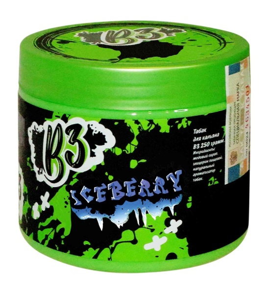 B3 Ice Berry (Черника с Мятой), 250 гр