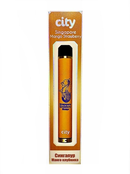 City Highway 1600 затяжек Salt 1,8% Сингапур - Клубника манго