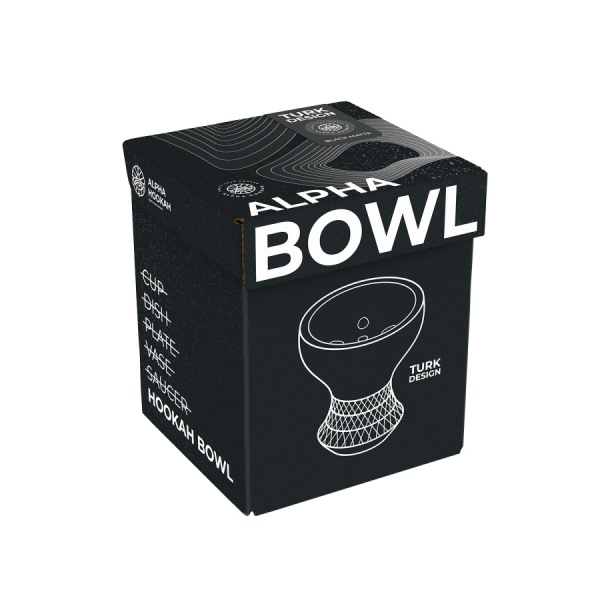 Чаша ALPHA BOWL - Turk Design Black Matte