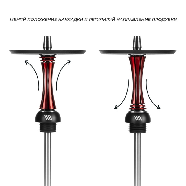 Alpha Hookah X Reverse Red Black