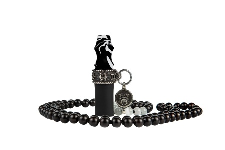 Мундштук Индивидуальный/персональный Japona Samurai Beads White