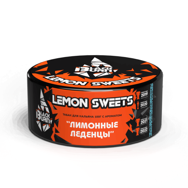 Black Burn Lemon Sweets (Лимонные Леденцы), 100 гр